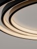 Nowoczesny plafon lampa sufitowa LED czarny okręgi ringi uniwersalny minimalistyczny ściemnialny TELVIRA LE45502 Luces Exclusivas 